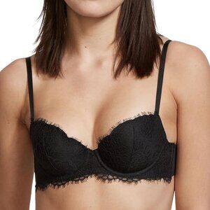 Victoria's Secret Women's Black Dream Angels Lightly Lined Bra Size: 32DDD NWT